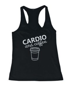 Cardio and coffee Women’s Workout Tank Top NL