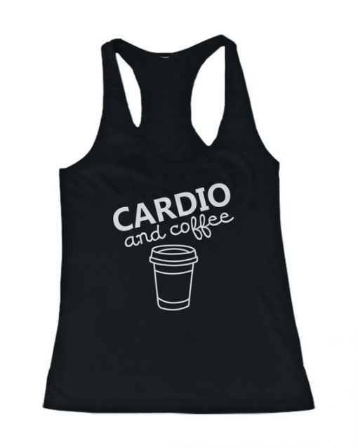 Cardio and coffee Women’s Workout Tank Top NL