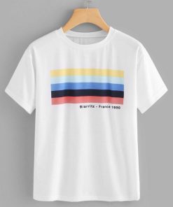 Casual Letter T-shirt NL