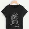 Figure Print Front T-shirt| NL