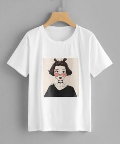 Figure Print Tee T-Shirt NL