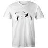 Fishing heartbeat Tshirt NL