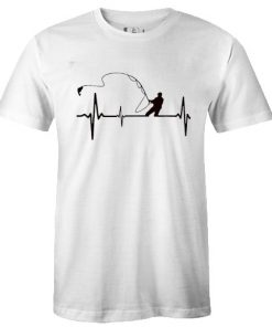 Fishing heartbeat Tshirt NL