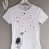 Hand painted Women T-shirt N