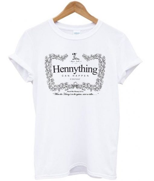 Hennything Can Happen Cognac T Shirt| NL