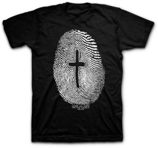 Jesus Left His Mark On The World T-Shirt| NL