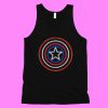 Marvel Captain America Shield Neon Light Girls Tanks Top NL