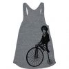 Monkey Riding Bike Funny Workout Tanktop NL