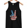 Patriotic Peace Sign USA NL Tanktop