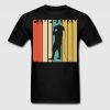 Retro 1970's Style Cameraman Silhouette T-Shirt| NL