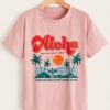 Shein Letter & Tropical T-shirt NL