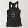 Think Believe Work Rock It Tank Top NL