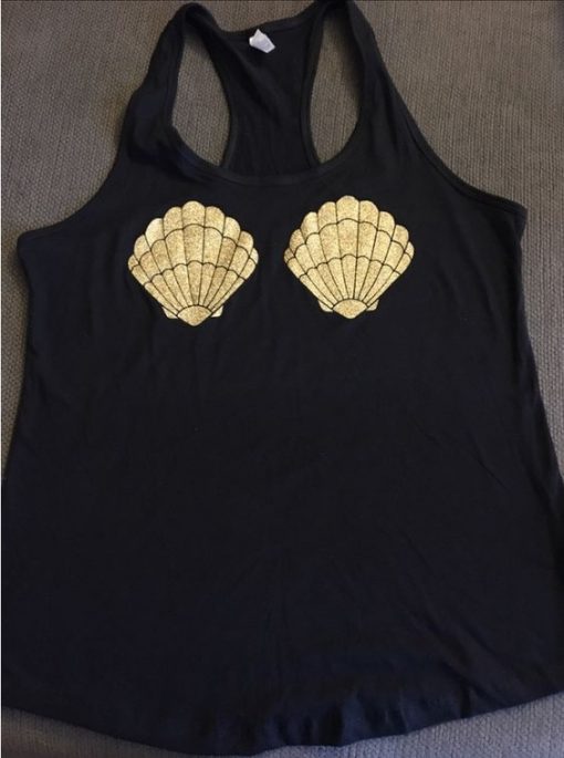 Women's Mermaid Seashells Tank Top NL