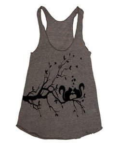 Squirrels In Love Workout Tank Top NL