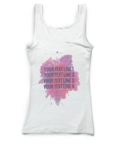 Your Text Line Tank Top NL