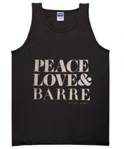 Peace love and barre Tanktop NL