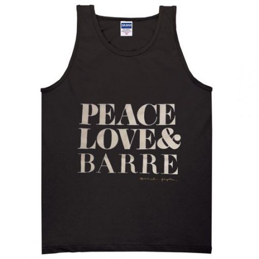 Peace love and barre Tanktop NL