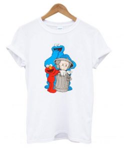 Uniqlo White Kaws X Sesame Street T Shirt| NL