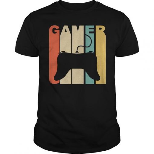 Vintage Gamer Controller Silhouett T-shirt| NLVintage Gamer Controller Silhouett T-shirt| NL