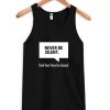 Never be silent tanktop| NL