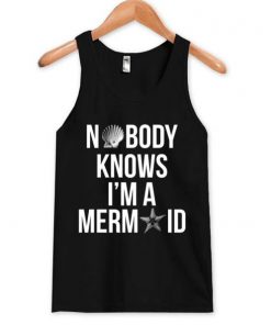 Nobody knows im a mermaid tanktop| NL