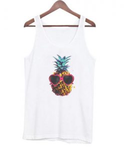 Pineapple with sunglasses Tank Top| NL