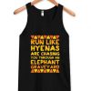 Run like hyenas Tank Top| NL