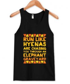 Run like hyenas Tank Top| NL