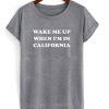 Wake me up tshirt| NL