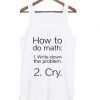 How to do math tanktop| NL