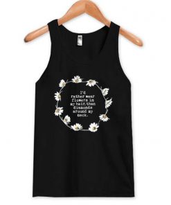 I’d rather wear flowers tanktop| NL