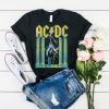 ACDC Lightning Guitarist Pillars t shirt RF