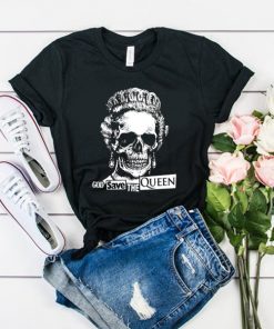 God Save The Queen - Sex Pistols Skull t shirt RF