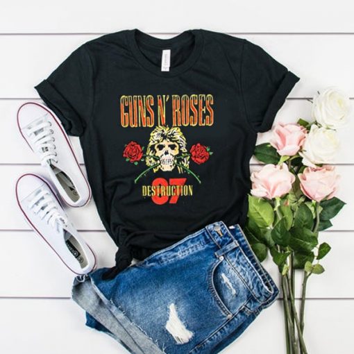 Guns N Roses Destruction 87 t shirt RF