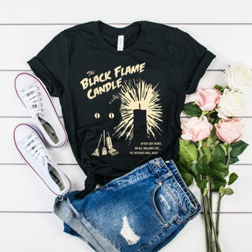 Hocus Pocus the black flame candle t shirt RF