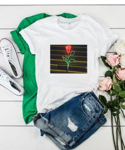 Louis Tomlinson Neon Rose t shirt RF