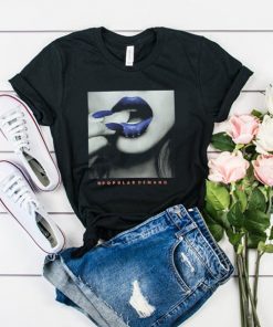 Popular Demand blue lips t shirt RF