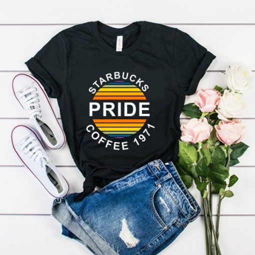 Starbucks Pride Coffe 1971 t shirt RF