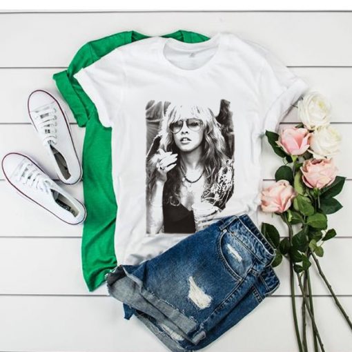 Stevie Nicks Smoking Young Vintage t shirt RF