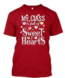 Valentines Day Teacher t shirt RF