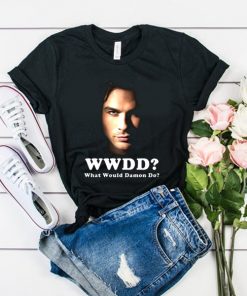 Would Would Damon Do-Vampire Diaries t shirt RF