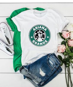 Ariana Grande Starbucks Logo t shirt RF