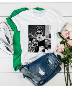 Audrey Hepburn Sunglasses Breakfast at Tiffany t shirt RF