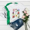 Blooms Botanical Flower Floral Chart t shirt RF