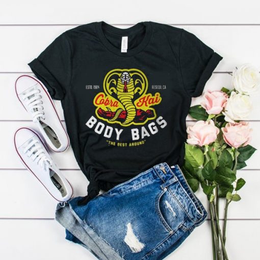 Cobra Kai Body Bags The Best Around Karate Kid t shirt RF