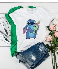 Lilo & Stitch Ohana Stitch & Scrump Girls t shirt RF