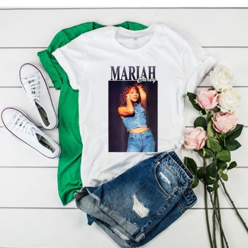 Mariah Carey In Jeans t shirt RF