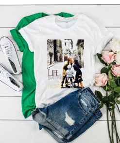 Movie Classic Cult Print Gif La Vita e Bella Gift Print Clothes Comedy War,LIFE is BEAUTIFUL t shirt RF