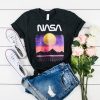 NASA Electro Landscape t shirt RF