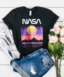 NASA Electro Landscape t shirt RF